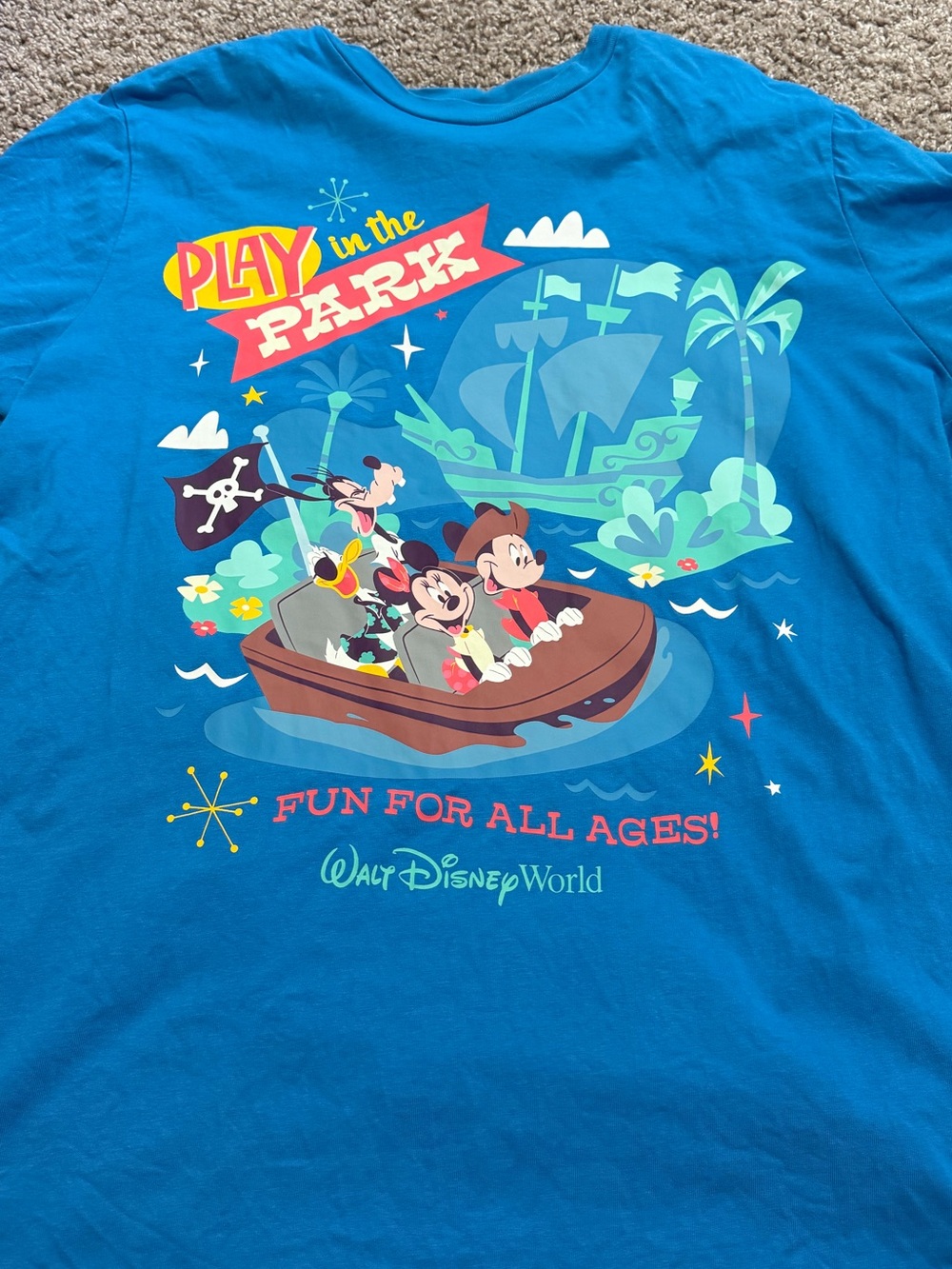 Disney play in the park tshirt size large